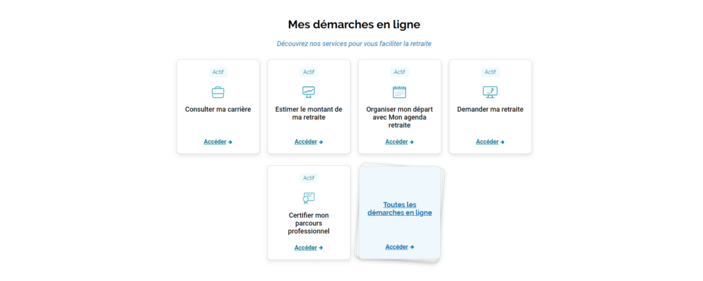 Étape 1 pour récupérer son RIS accès site assurance retraite